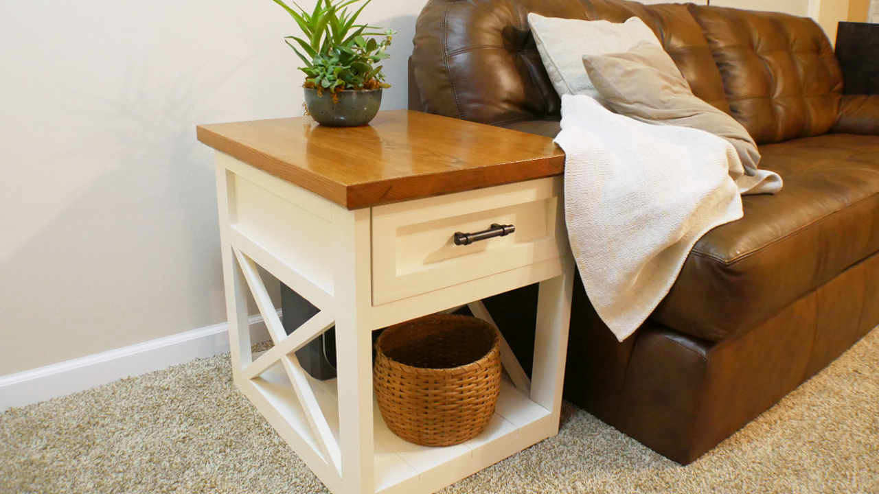 Unique pictures of end tables Farmhouse Style End Tables Diytyler