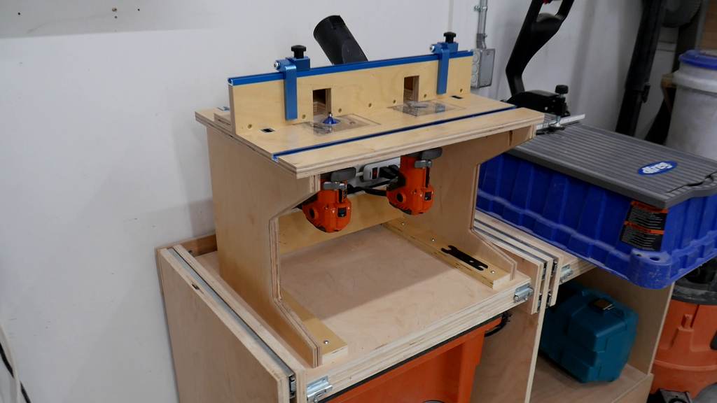 Double Trim Router Table