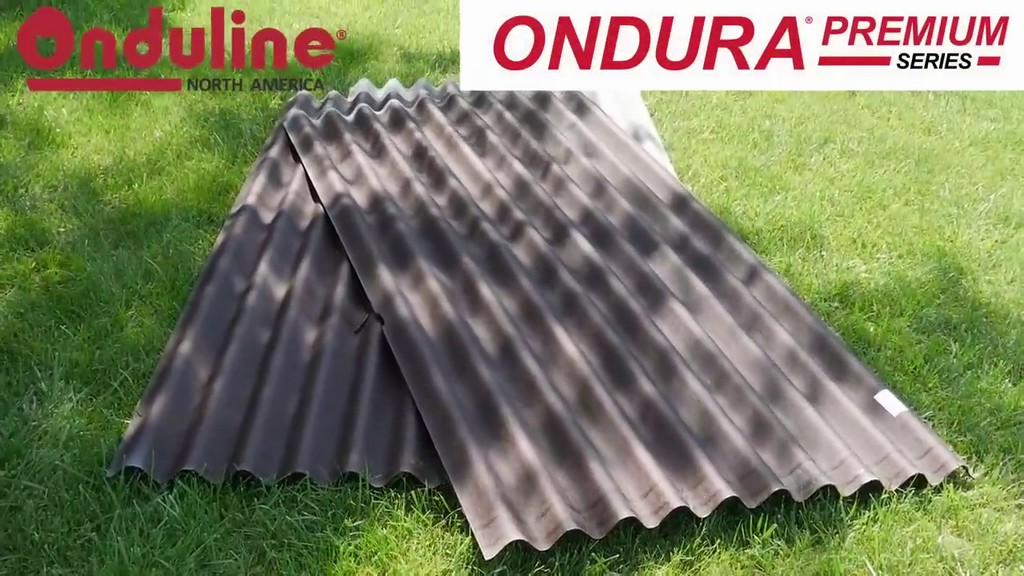 Onduline brand Ondura Premium roofing panels