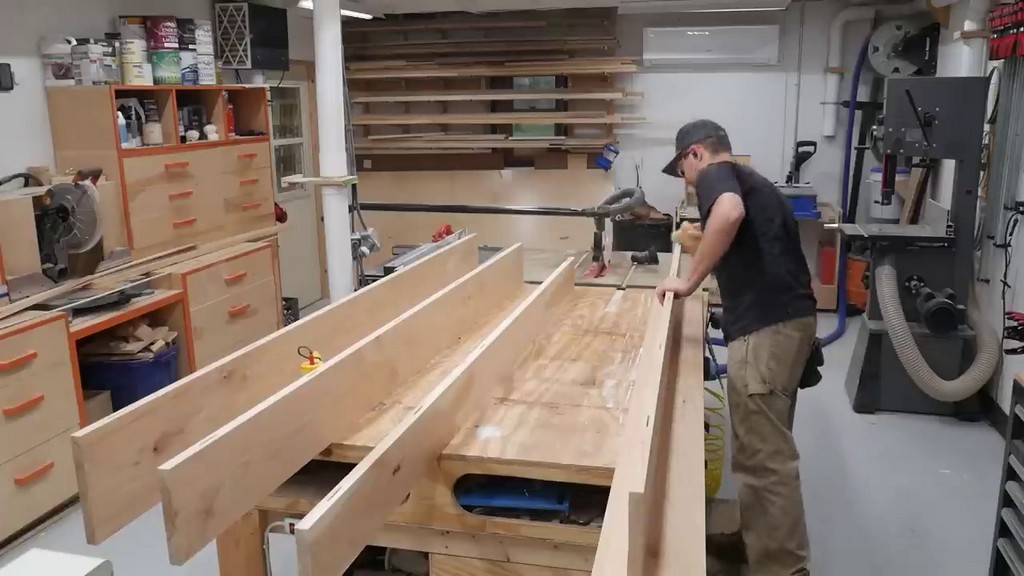 cleaning biscuit joints in hickory boards