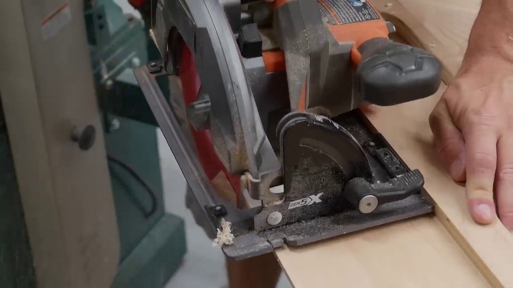 cutting table corners with DIY track saw