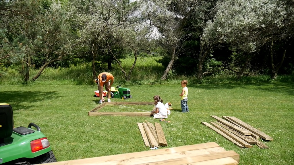 measuring square base frame diy backyard swing set