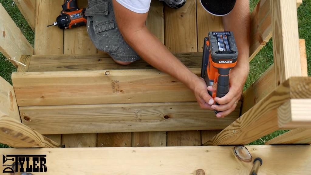 cutting notches into step for diy slide platform