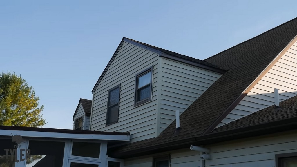 completed diy dormer addition overlooking enclosed deck