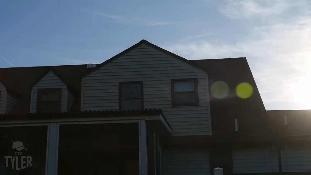 new diy dormer addition overlooking enclosed deck