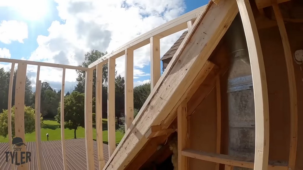 laminated rafters for diy dormer addition