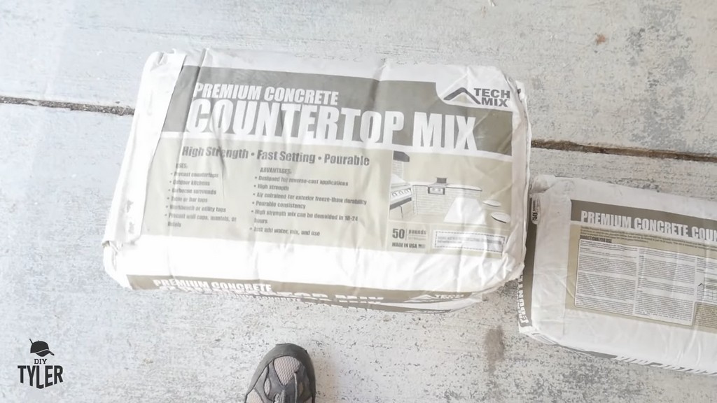 bag of concrete mix